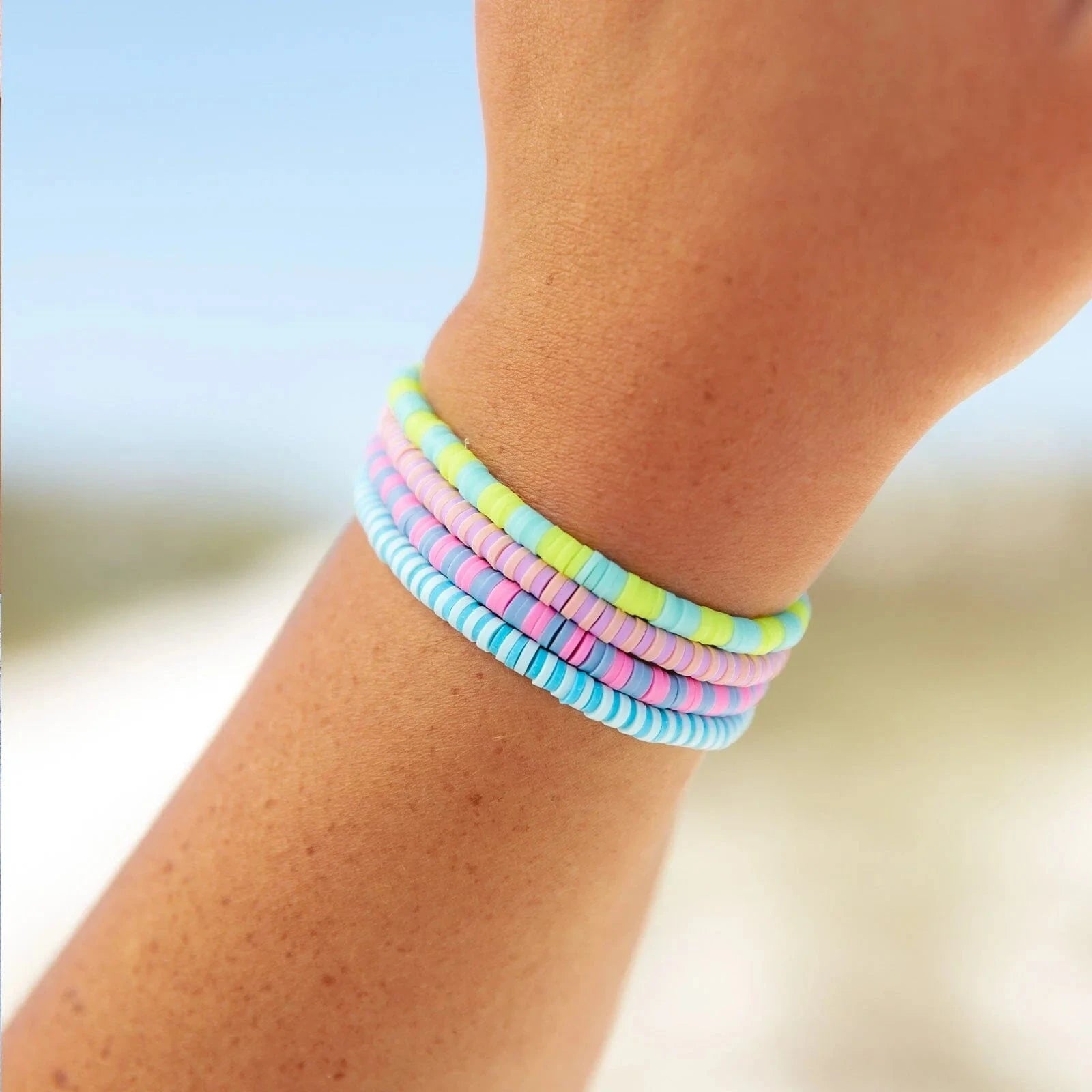 Seascape Stretch Bracelet - Canal Blues Jewellery Pura Vida
