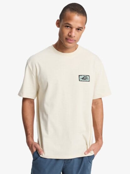 Serenity Splash - Bone White Men's T-Shirts & Vests Quiksilver