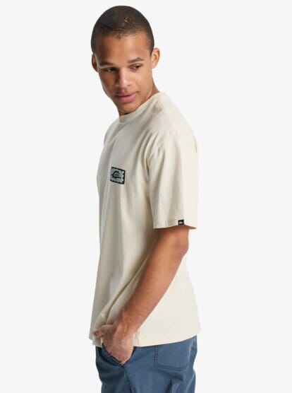Serenity Splash - Bone White Men's T-Shirts & Vests Quiksilver