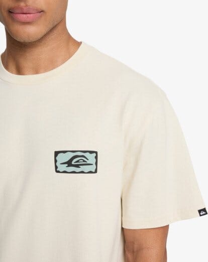 Serenity Splash - Bone White Men's T-Shirts & Vests Quiksilver