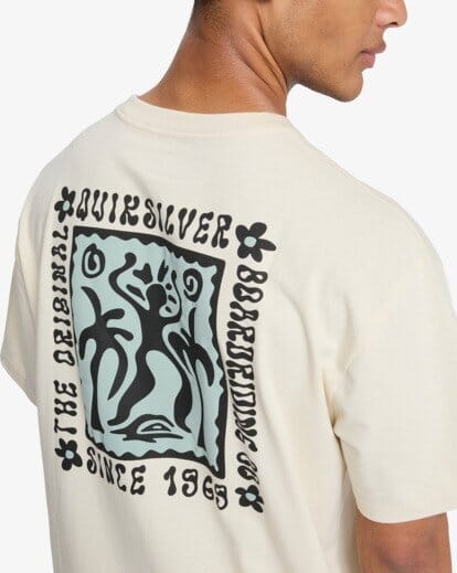 Serenity Splash - Bone White Men's T-Shirts & Vests Quiksilver