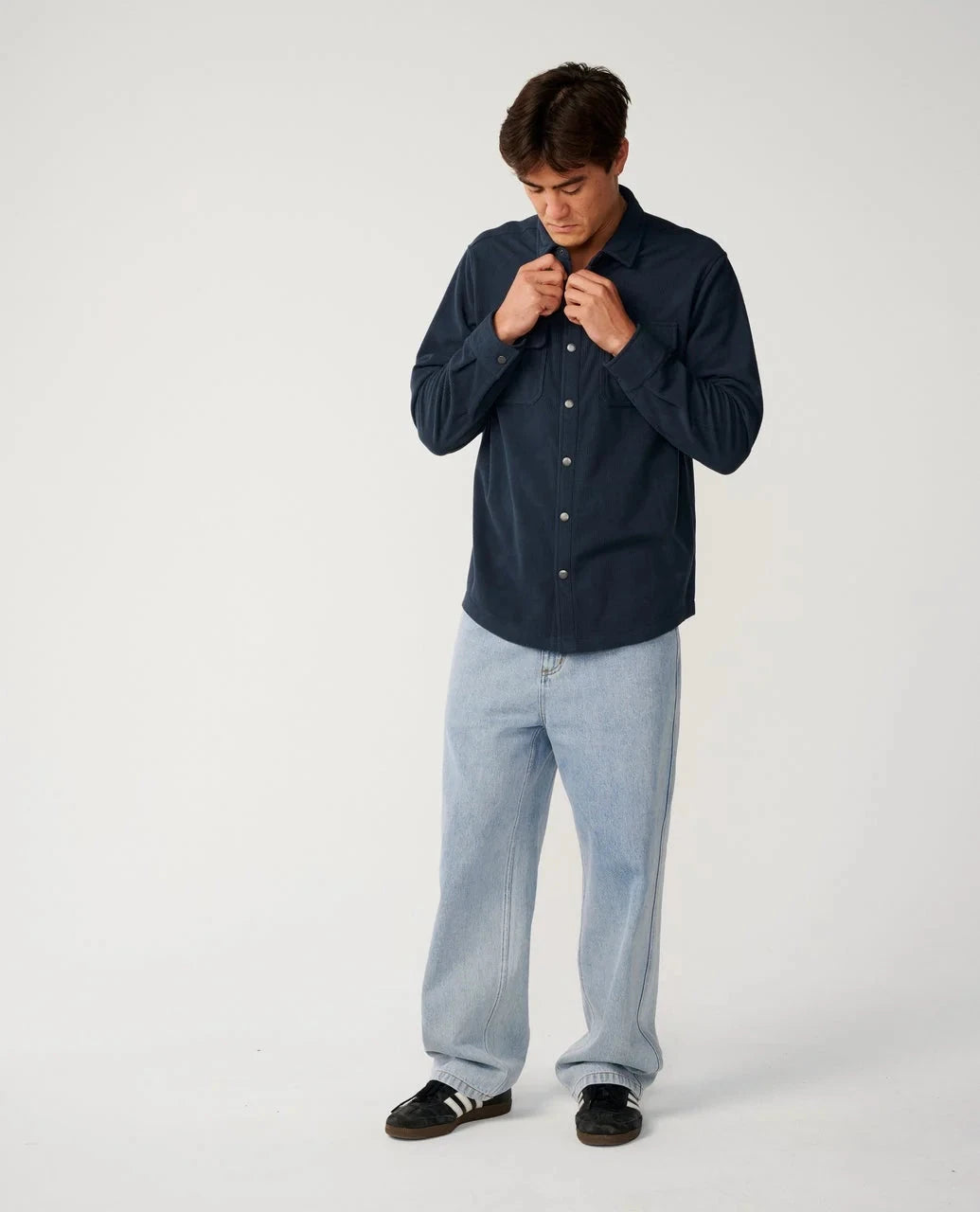 Sessions Polar Fleece Shirt - Dark Navy Men's Shirts & Polos Rip Curl