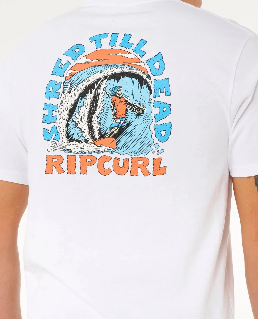 Shred Till Tee - White Men's T-Shirts & Vests Rip Curl