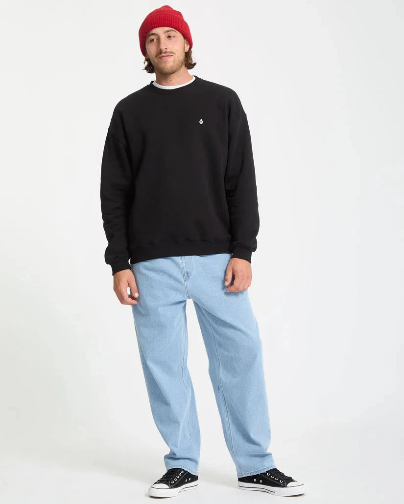 Single Stone Sweatshirt - Black Men's Hoodies & Sweatshirts Volcom