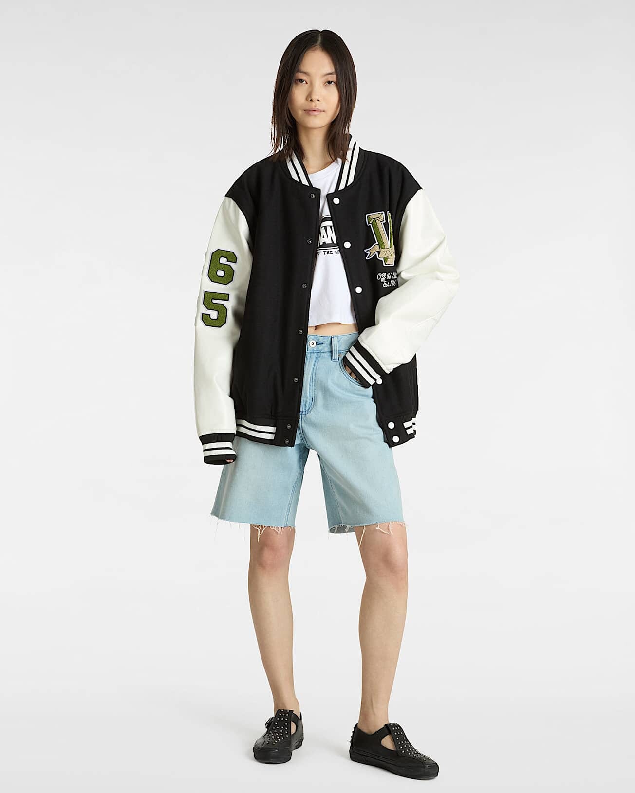 Sirelle Cut-Off Jorts - Light Stonewash Women's Shorts & Boardshorts Vans Womens