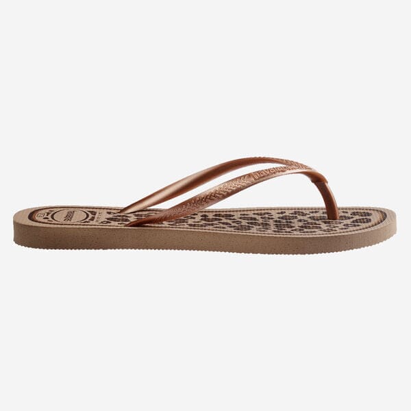 Slim Animals - Rose Gold Women's Flipflops,Shoes & Boots Havaianas