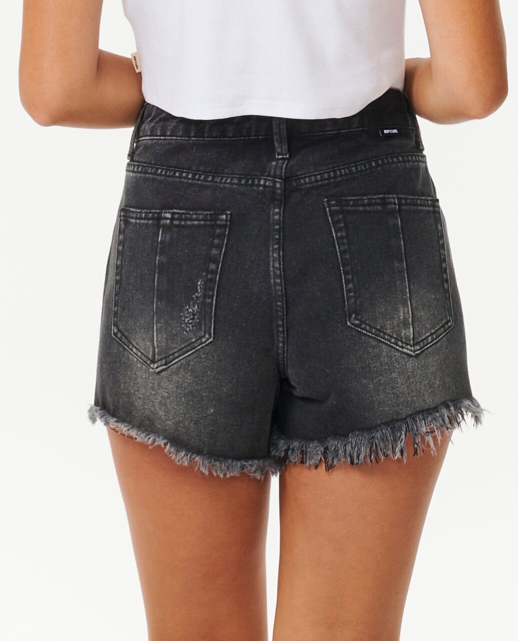 Sophie Denim Short ll - Black Women's Shorts & Boardshorts Rip Curl Women