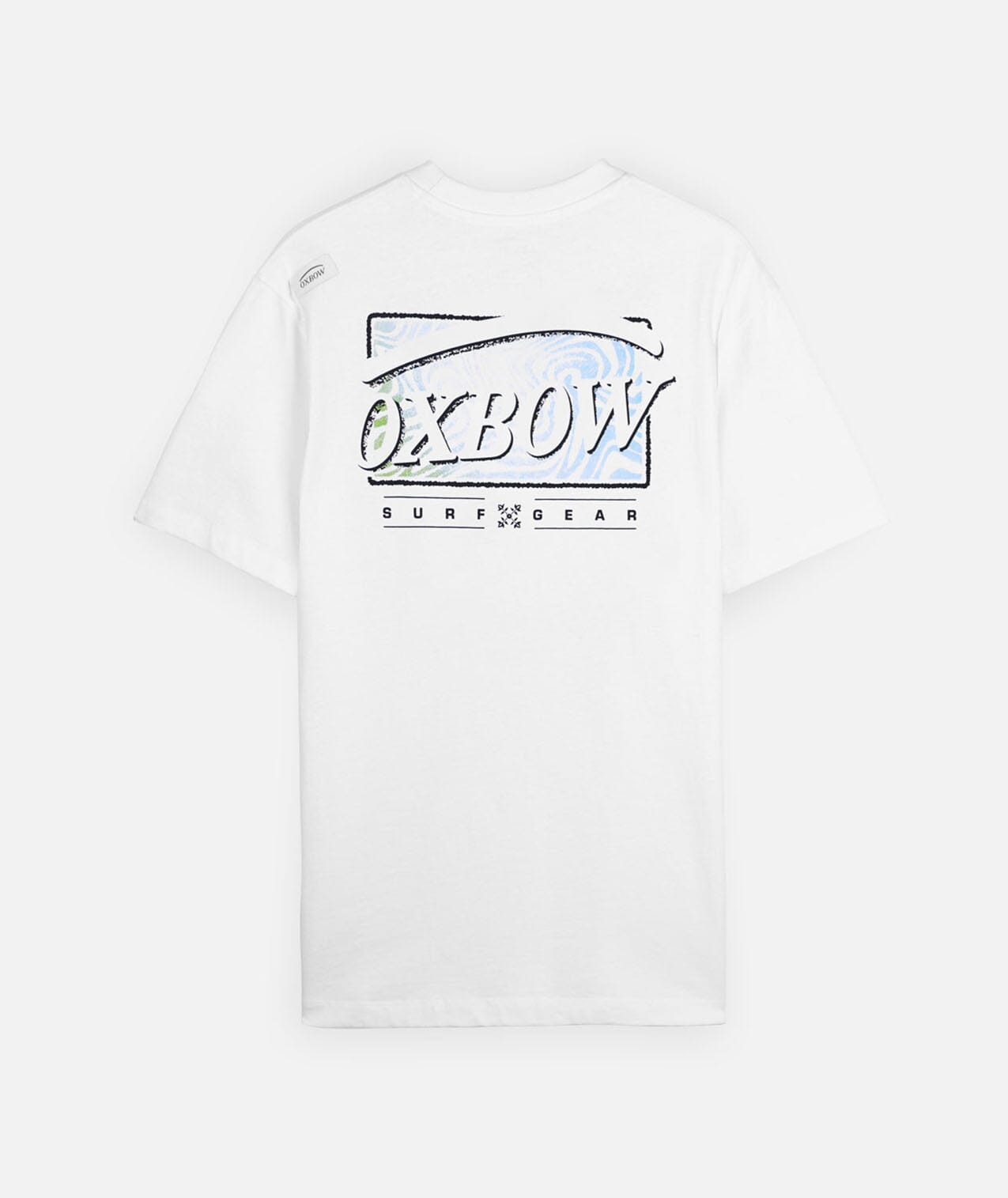 Stamp Tee - White Men's T-Shirts & Vests Oxbow