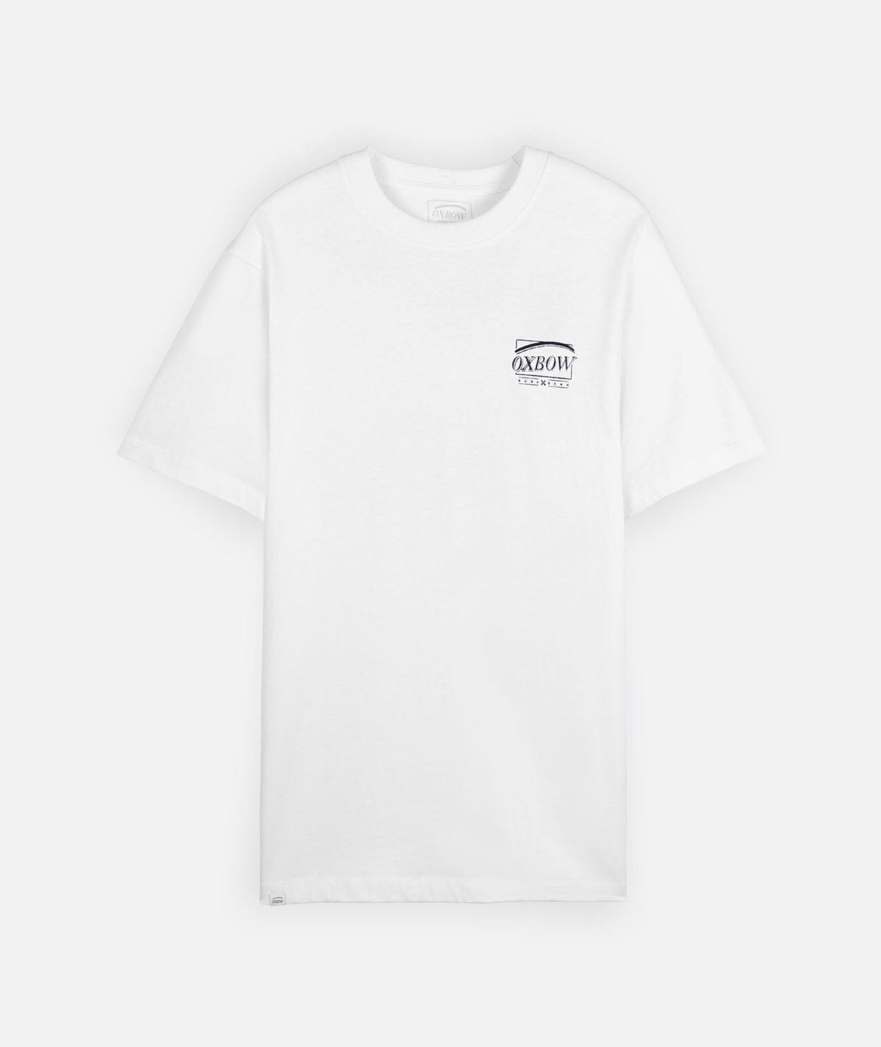 Stamp Tee - White Men's T-Shirts & Vests Oxbow