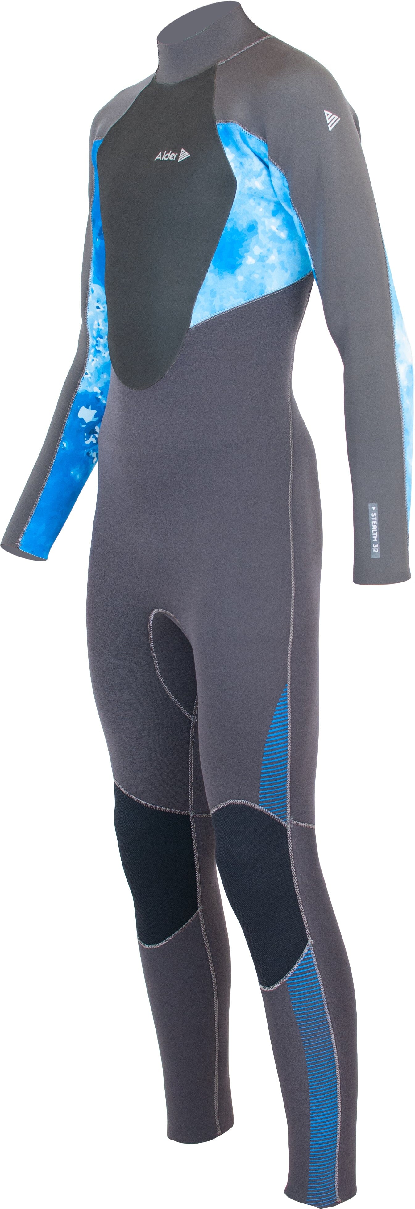 Stealth Junior 4/3mm - Jet (2024) Children's Wetsuits Alder