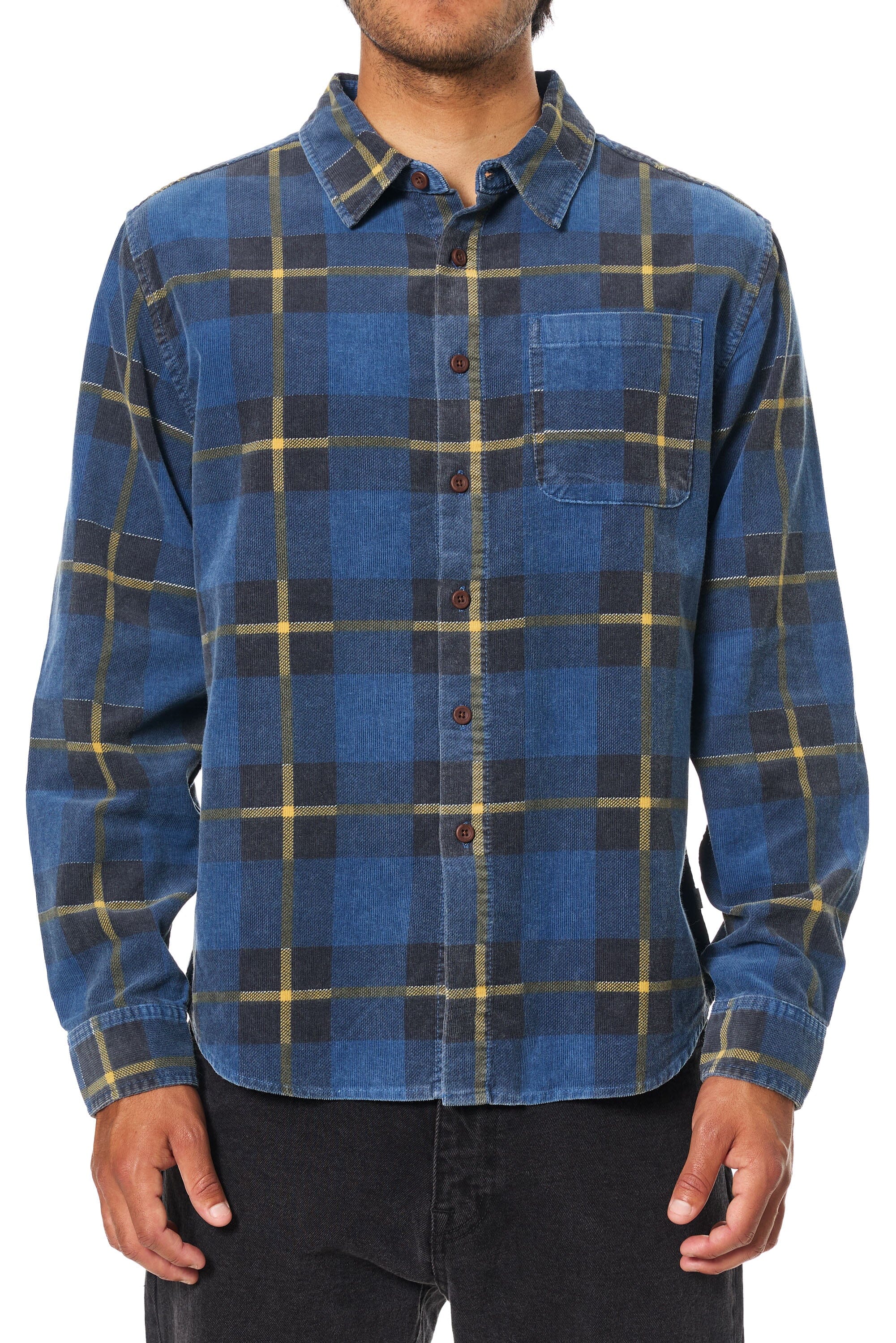 Stevie Shirt - Washed Blue Men's Shirts & Polos Katin S