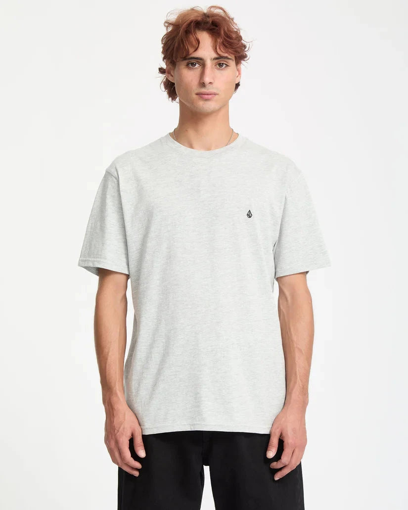 Stone Blanks BSC Tee - Heather Grey Men's T-Shirts & Vests Volcom S