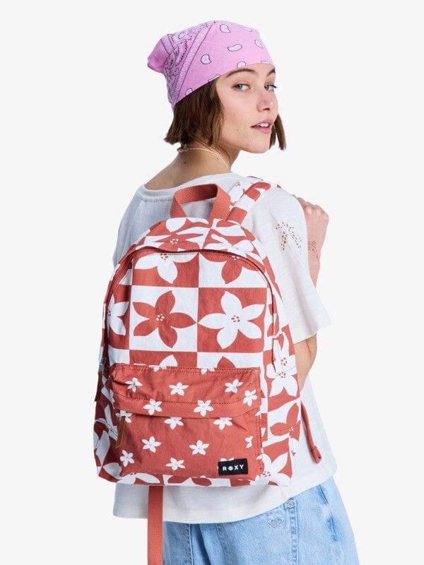 Sugar Baby Canvas 16L Backpack - Ginger Spice Flora Bags,Backpacks & Luggage roxy