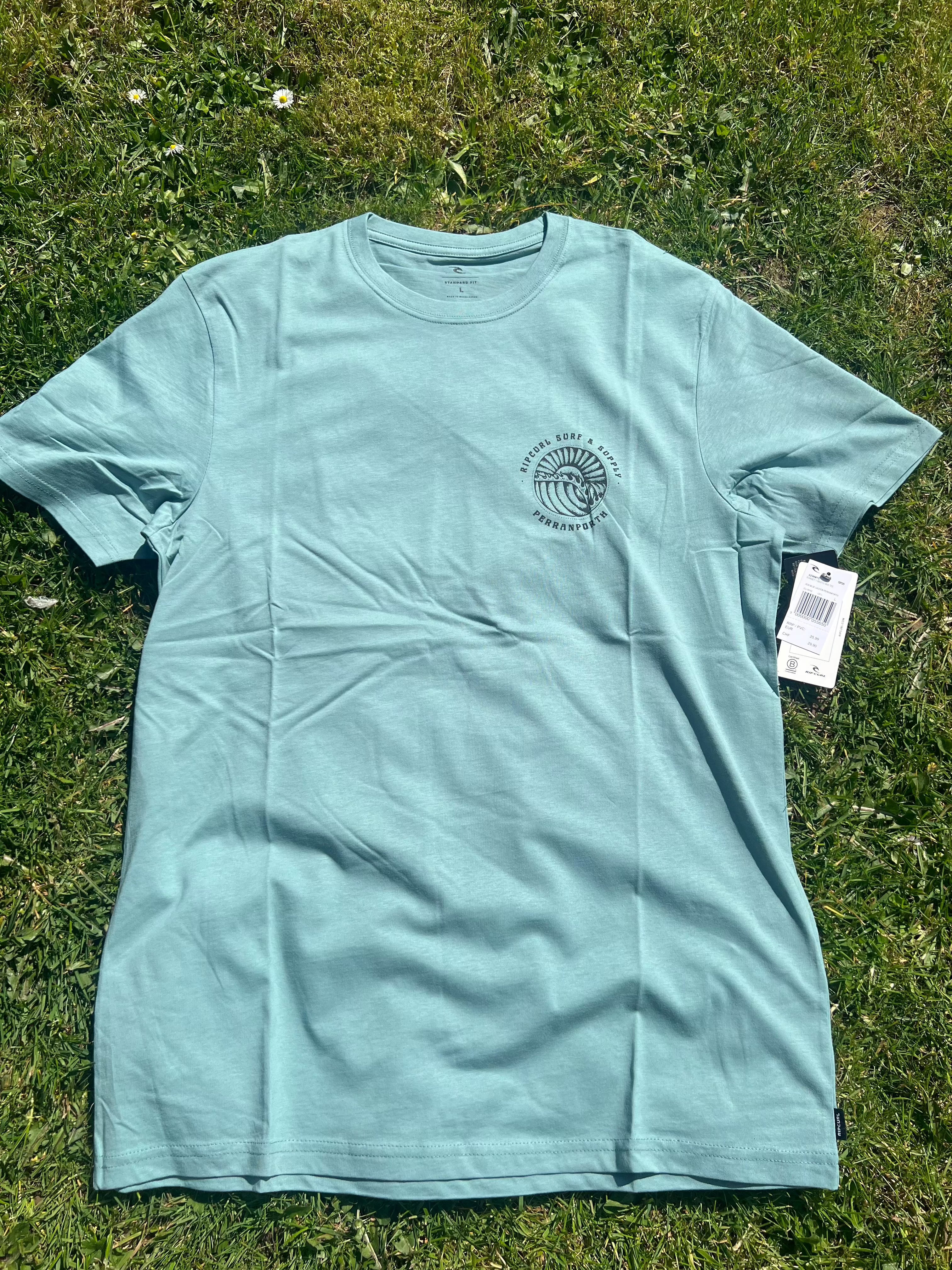 Sunset Perranporth Desto Tee - Blue Lagoon Men's T-Shirts & Vests Rip Curl