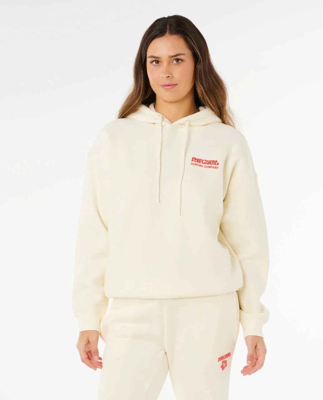 Surf Puff Heritage Hood - Cayenne Women's Hoodies & Sweatshirts Rip Curl Women XS