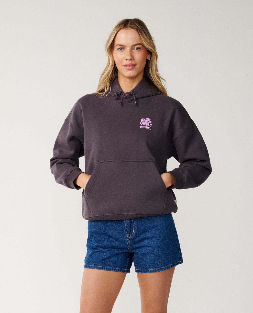 Surf Puff Heritage Hood - Nine Iron Women's Hoodies & Sweatshirts Rip Curl Women XS