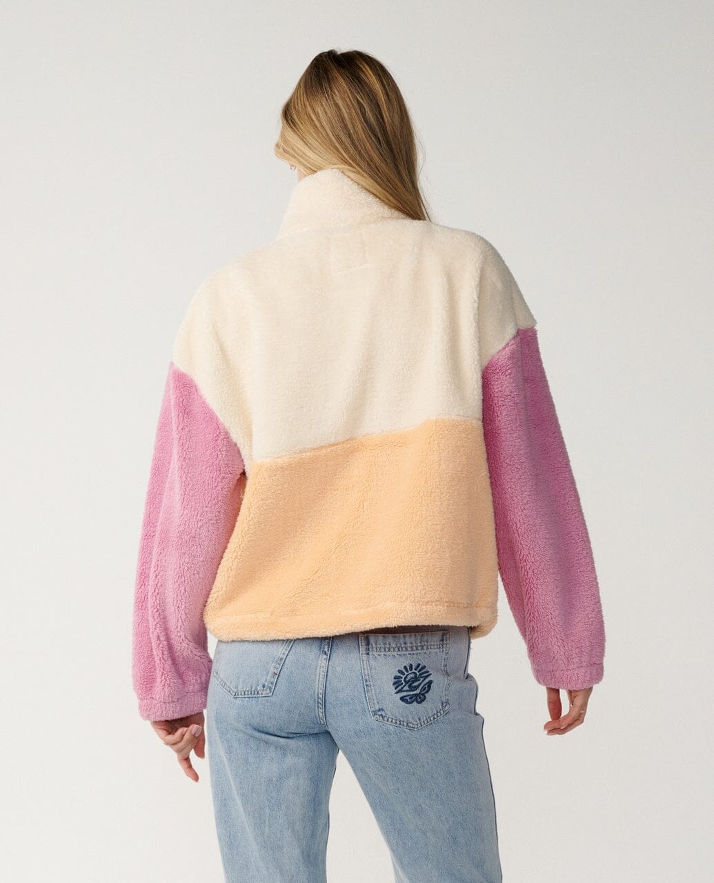 Surf Revival Heritage Zip Through Polar Fleece - Shell Women's Hoodies & Sweatshirts Rip Curl Women