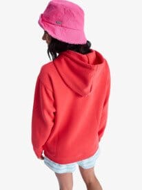 Surf Stoked Brushed Hoodie - Hibiscus Women's Hoodies & Sweatshirts roxy