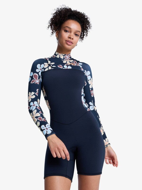 Swell 2mm Natural Long Sleeve Spring Suit - Flower Women's wetsuits Roxy UK8