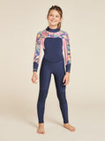 Swell Series 3/2mm Back Zip - Mood Indigo/True Paradise (2024) Children's Wetsuits Roxy 8 