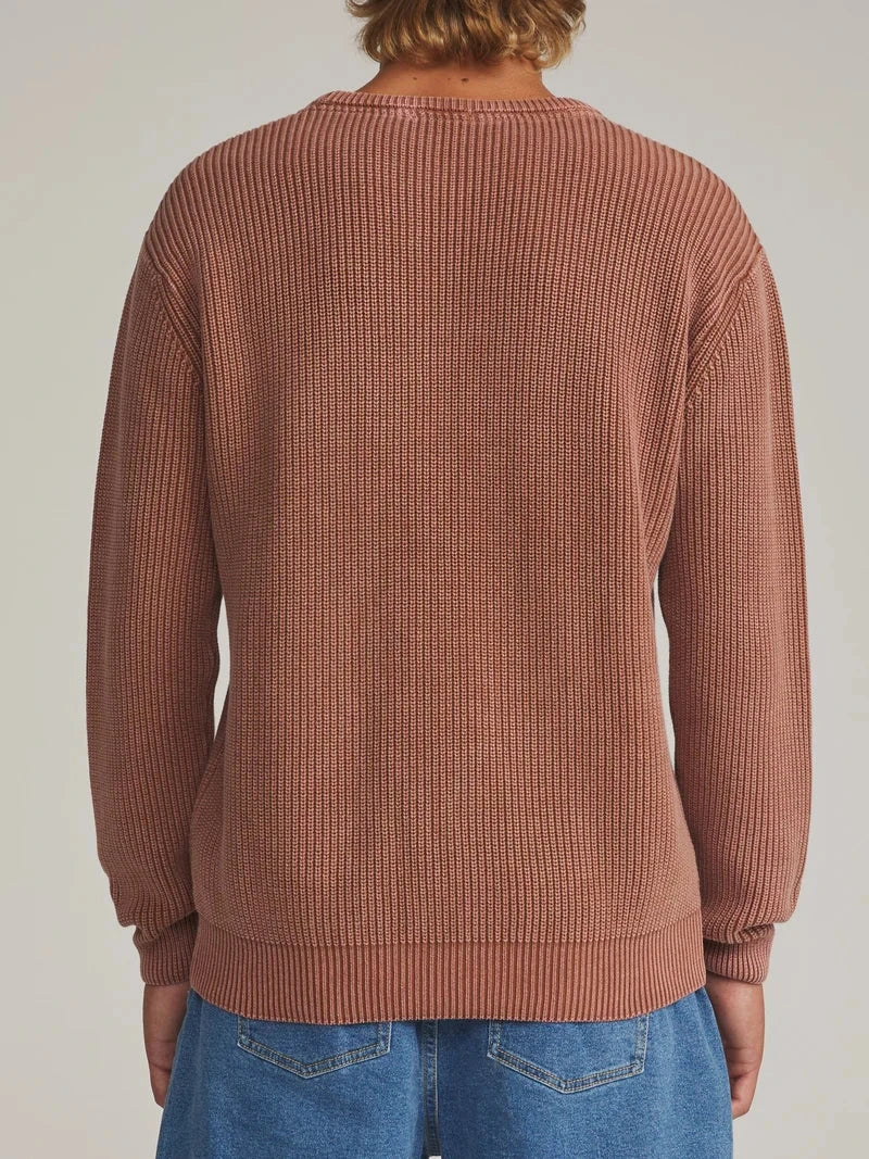 Swell Sweater - Rust Men's Hoodies & Sweatshirts Katin