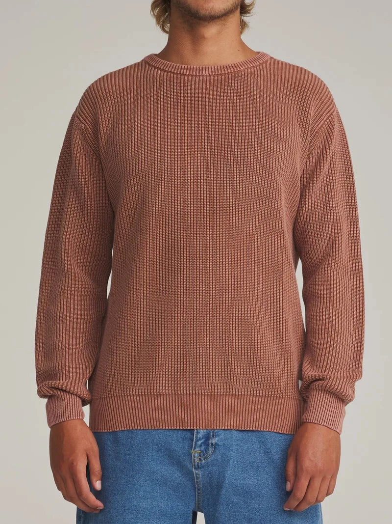 Swell Sweater - Rust Men's Hoodies & Sweatshirts Katin S