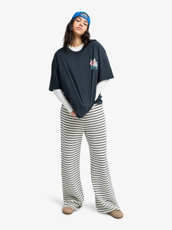 Talloversize Washed - Anthracite Women's T-Shirts and Vest Tops Roxy