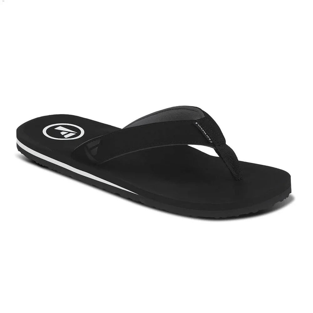 Tarlan Flip Flops - Black Men's Shoes & Flip Flops Foamlife