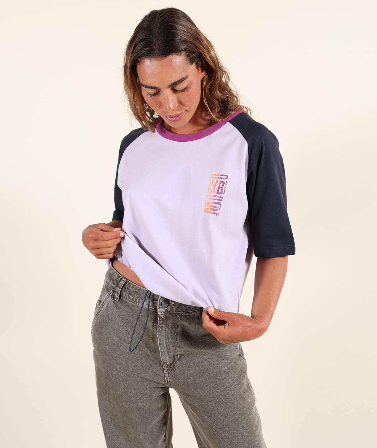 Taroun Tee - Fog Women's T-Shirts and Vest Tops Oxbow