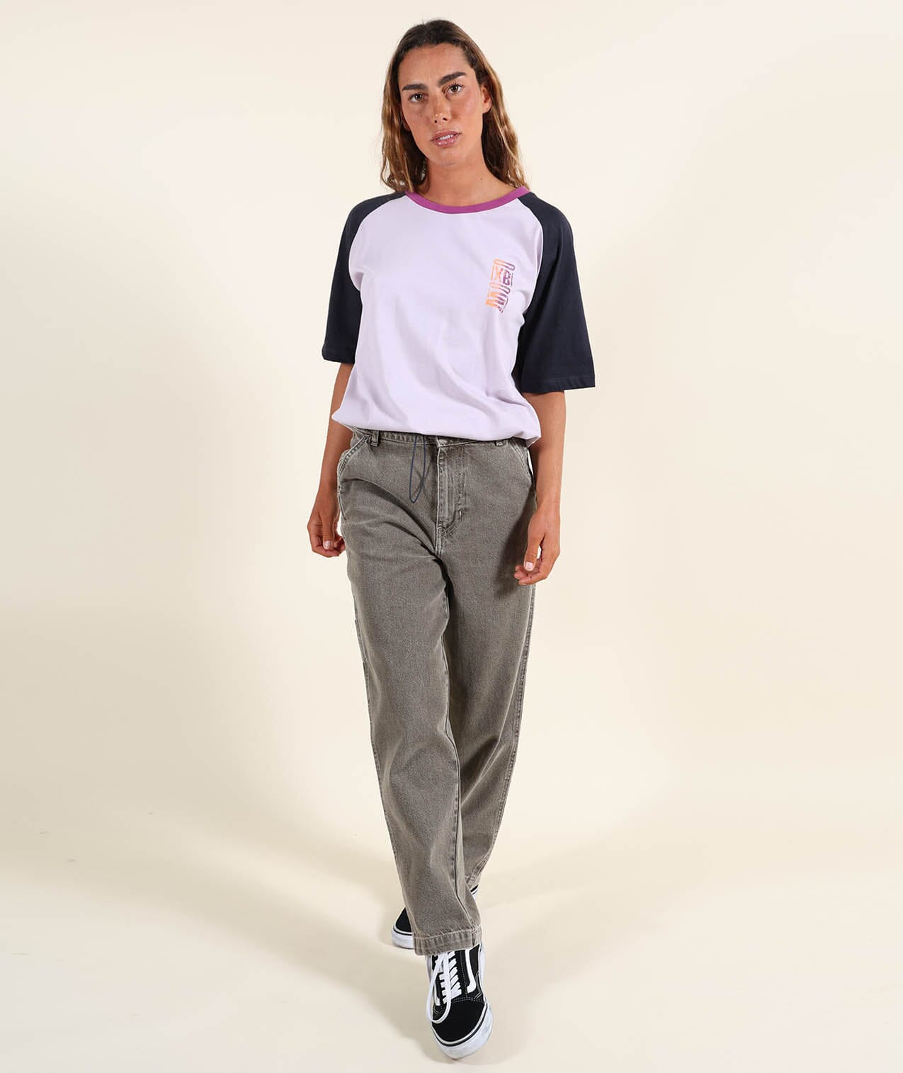 Taroun Tee - Fog Women's T-Shirts and Vest Tops Oxbow