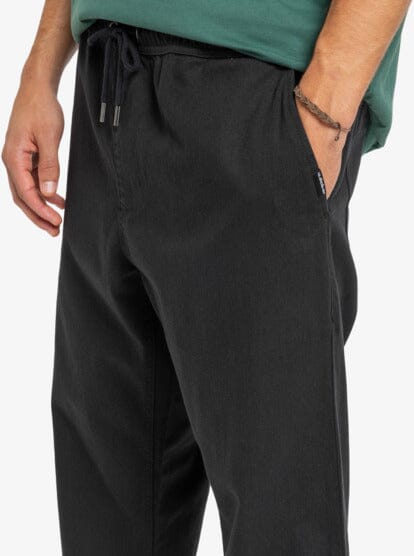 Taxer Regular Twill Pant - Black Men's Jeans & Trousers Quiksilver