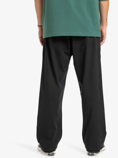 Taxer Regular Twill Pant - Black Men's Jeans & Trousers Quiksilver