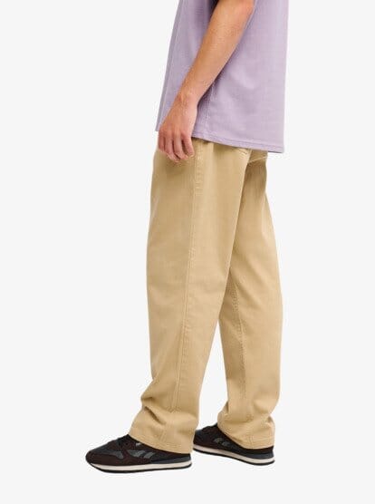 Taxer Regular Twill Pant - Khaki Men's Jeans & Trousers Quiksilver
