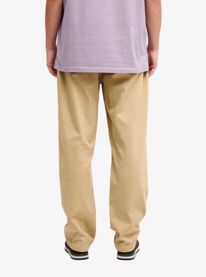 Taxer Regular Twill Pant - Khaki Men's Jeans & Trousers Quiksilver