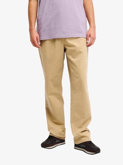 Taxer Regular Twill Pant - Khaki Men's Jeans & Trousers Quiksilver L