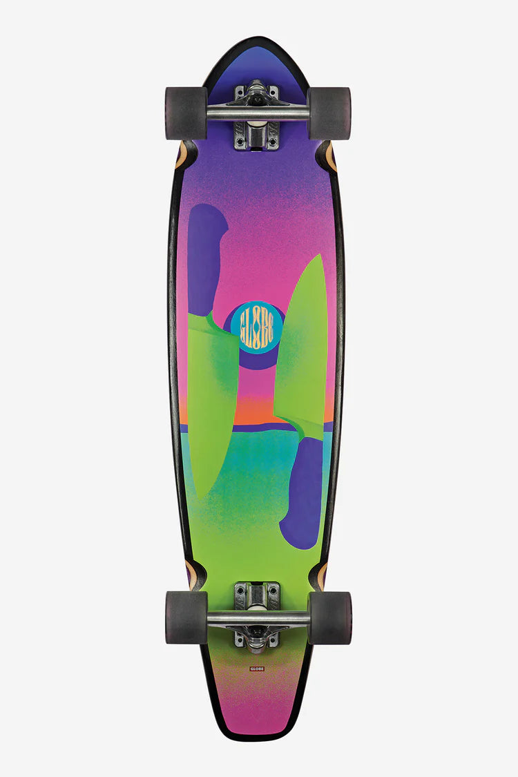 The All-Time - Sharps On The Brain - 35" Longboard Skateboards Globe