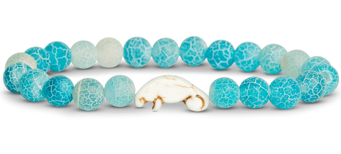 The Drift Bracelet - Aqua Blue Jewellery Fahlo