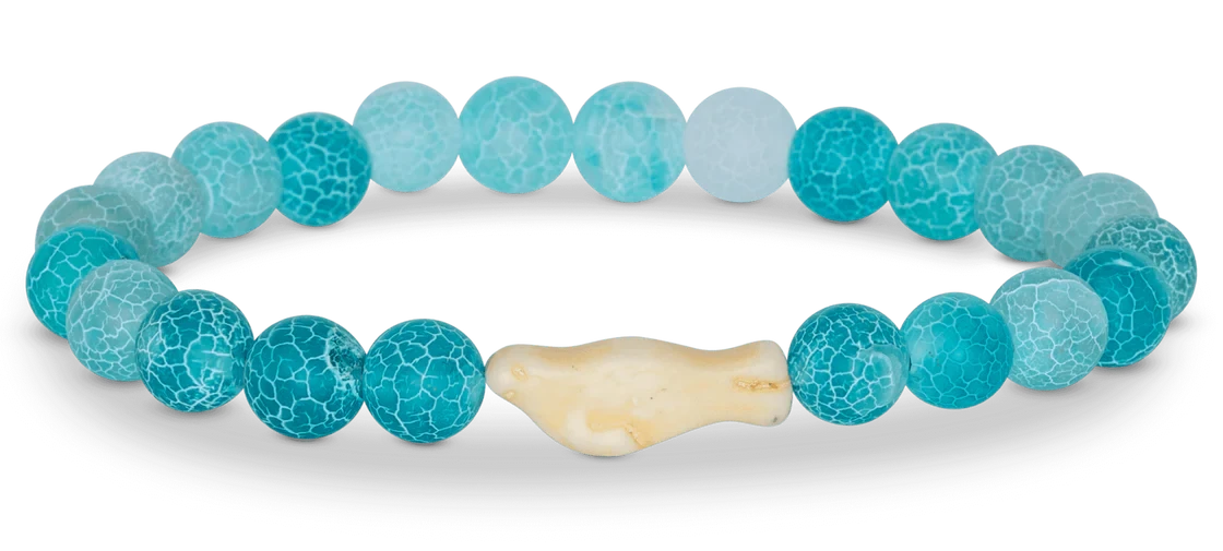 The Glide Bracelet - Aqua Blue Jewellery Fahlo