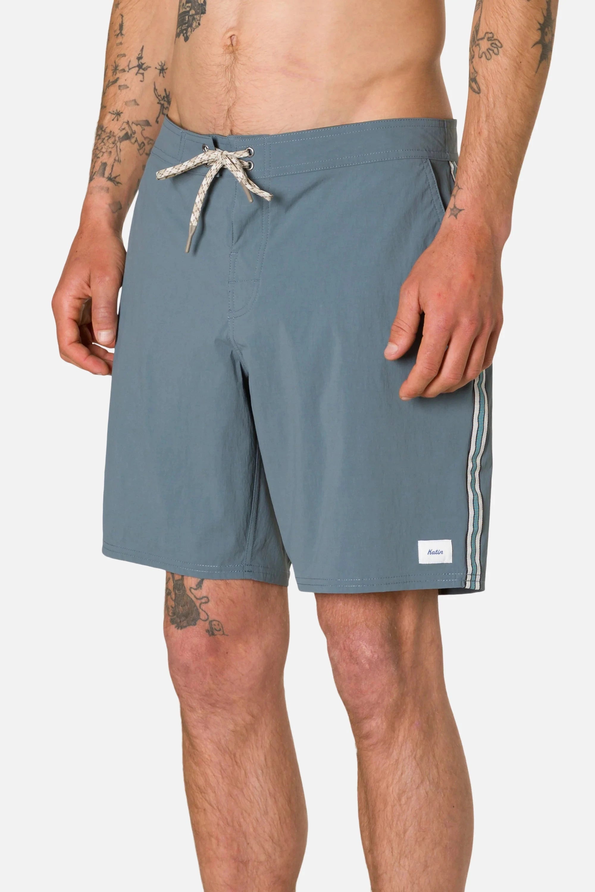 Theo Hybrid Trunk - Tempest Blue Men's Shorts & Boardshorts Katin 30