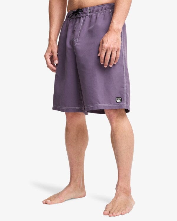 Throw On Layback 19" Swim Short - Dusty Grape Men's Shorts & Boardshorts Billabong