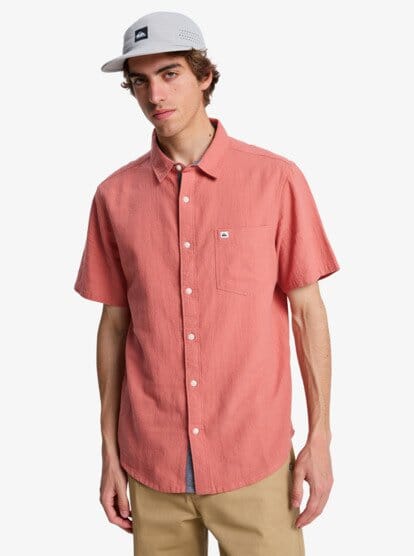 Time Box Shirt - Desert Sand Men's Shirts & Polos Quiksilver S