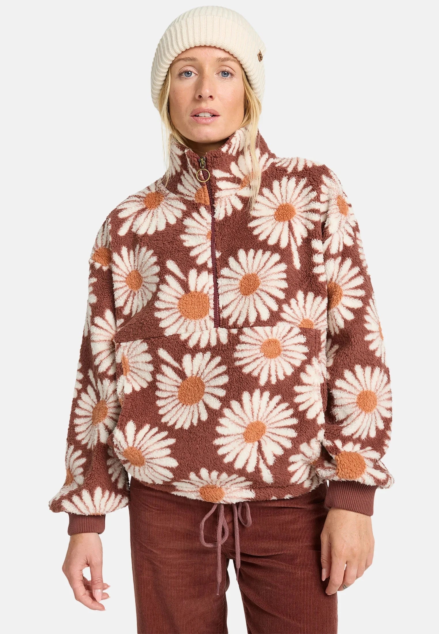Time Off Fleece - Espresso Women's Hoodies & Sweatshirts Billabong S