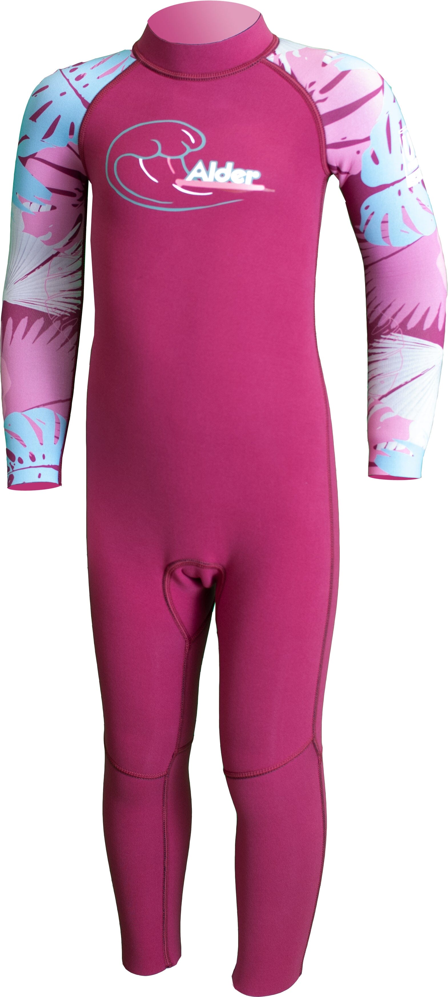 Toddler 2mm Full Suit - Ultraviolet/Floral Children's Wetsuits Alder 1