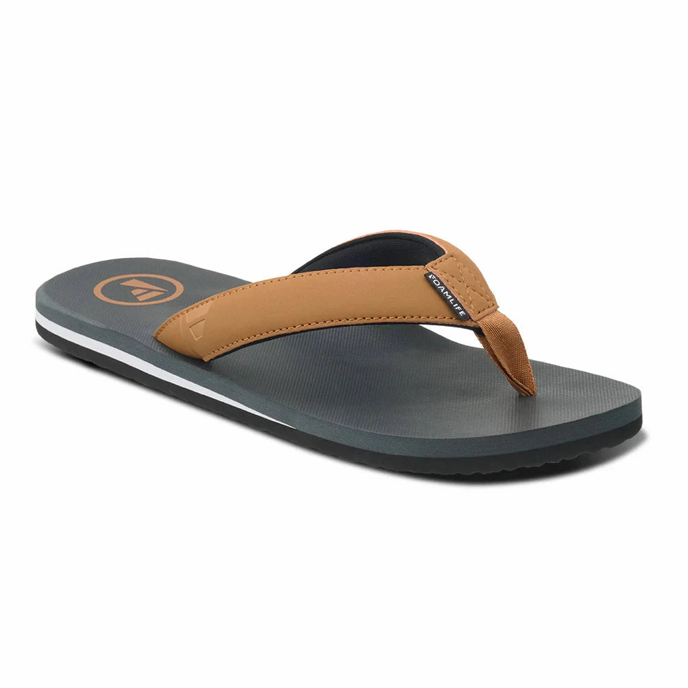 Traa SC Flip Flops - Slate Grey Men's Shoes & Flip Flops Foamlife