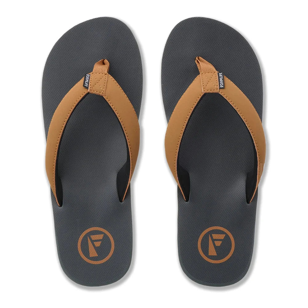 Traa SC Flip Flops - Slate Grey Men's Shoes & Flip Flops Foamlife UK 8