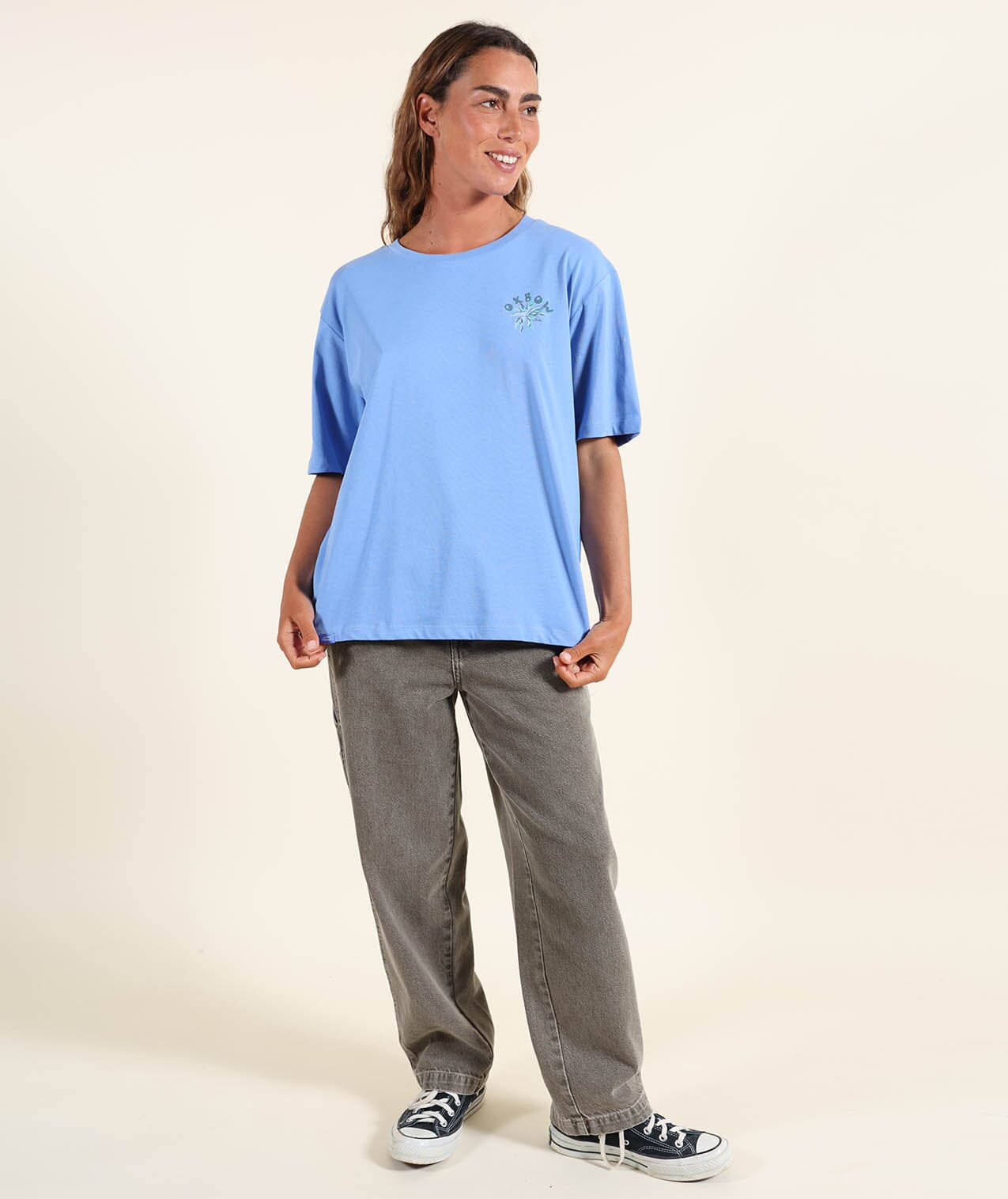 Tropics Tee - Lavender Women's T-Shirts and Vest Tops Oxbow
