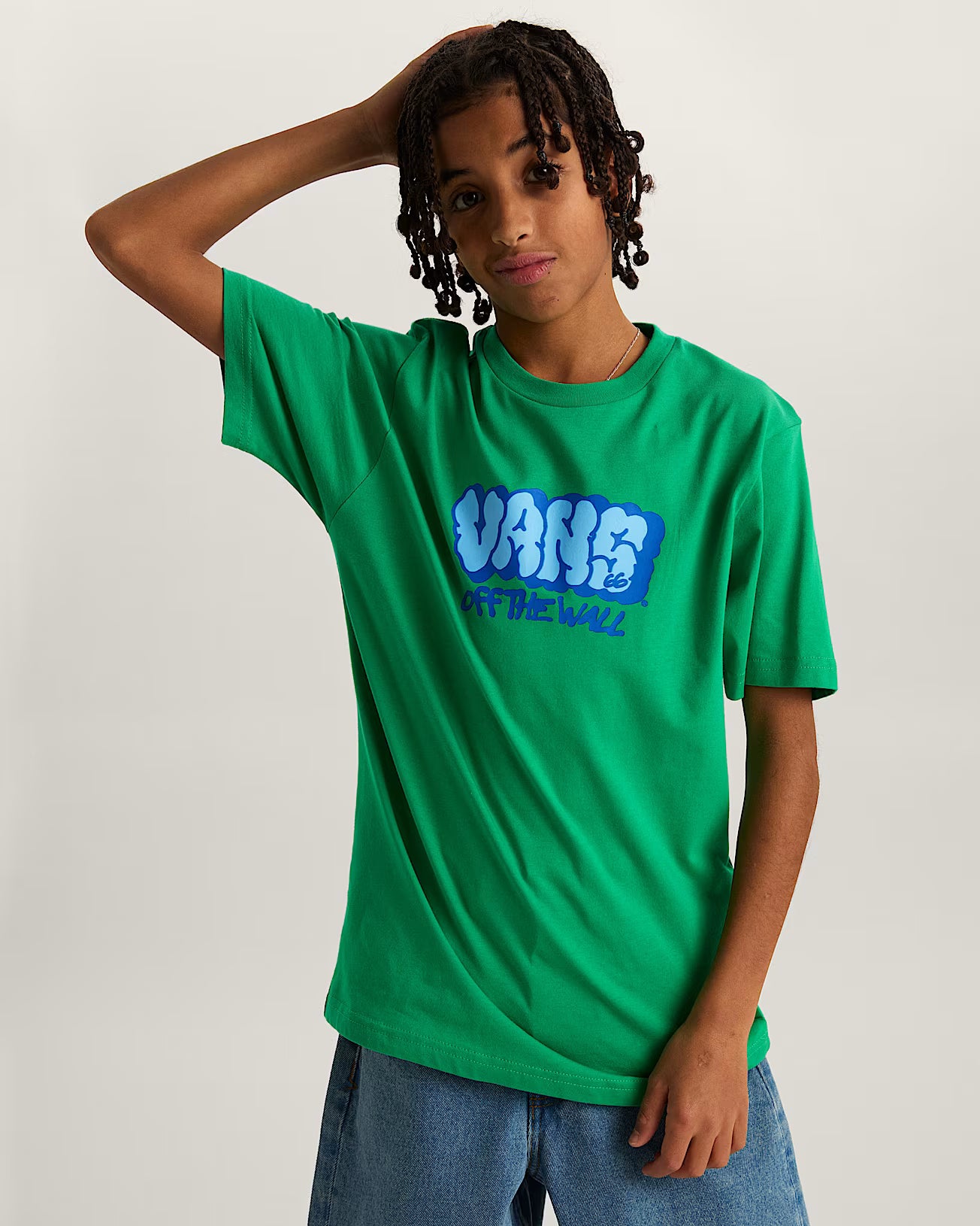 Vans Graff Kids Tee - Vivid Verdant Children's Tees Vans Youth