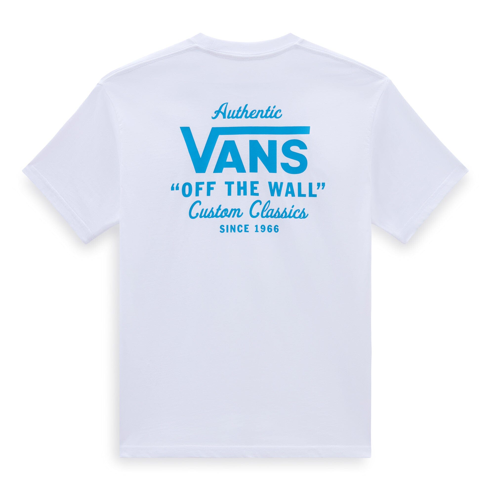 Vans Holder Street Classic Tee - White-Malibu Blue T-Shirts Vans S