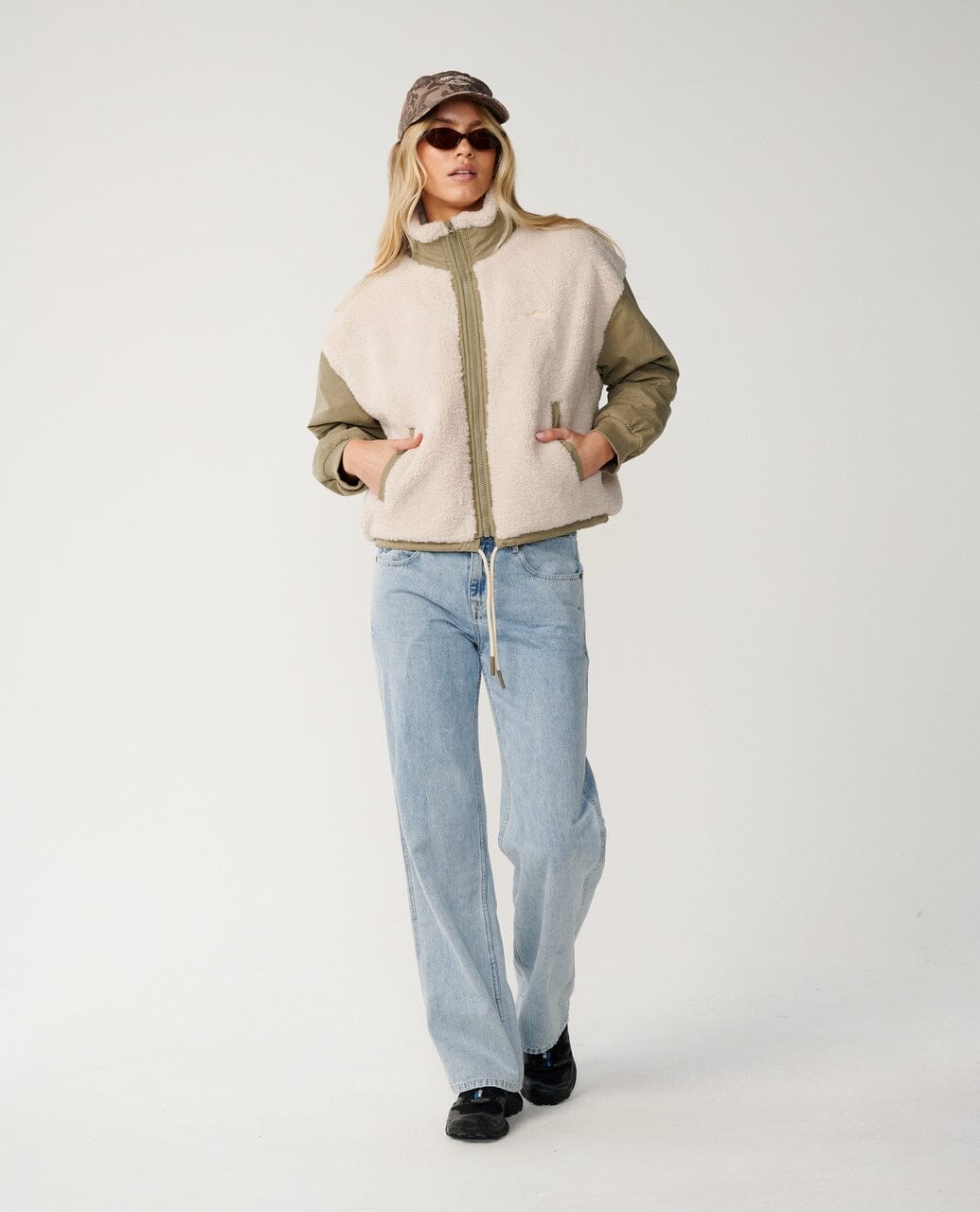 Venture Sherpa Jacket - Olive Women's Jackets Rip Curl Women