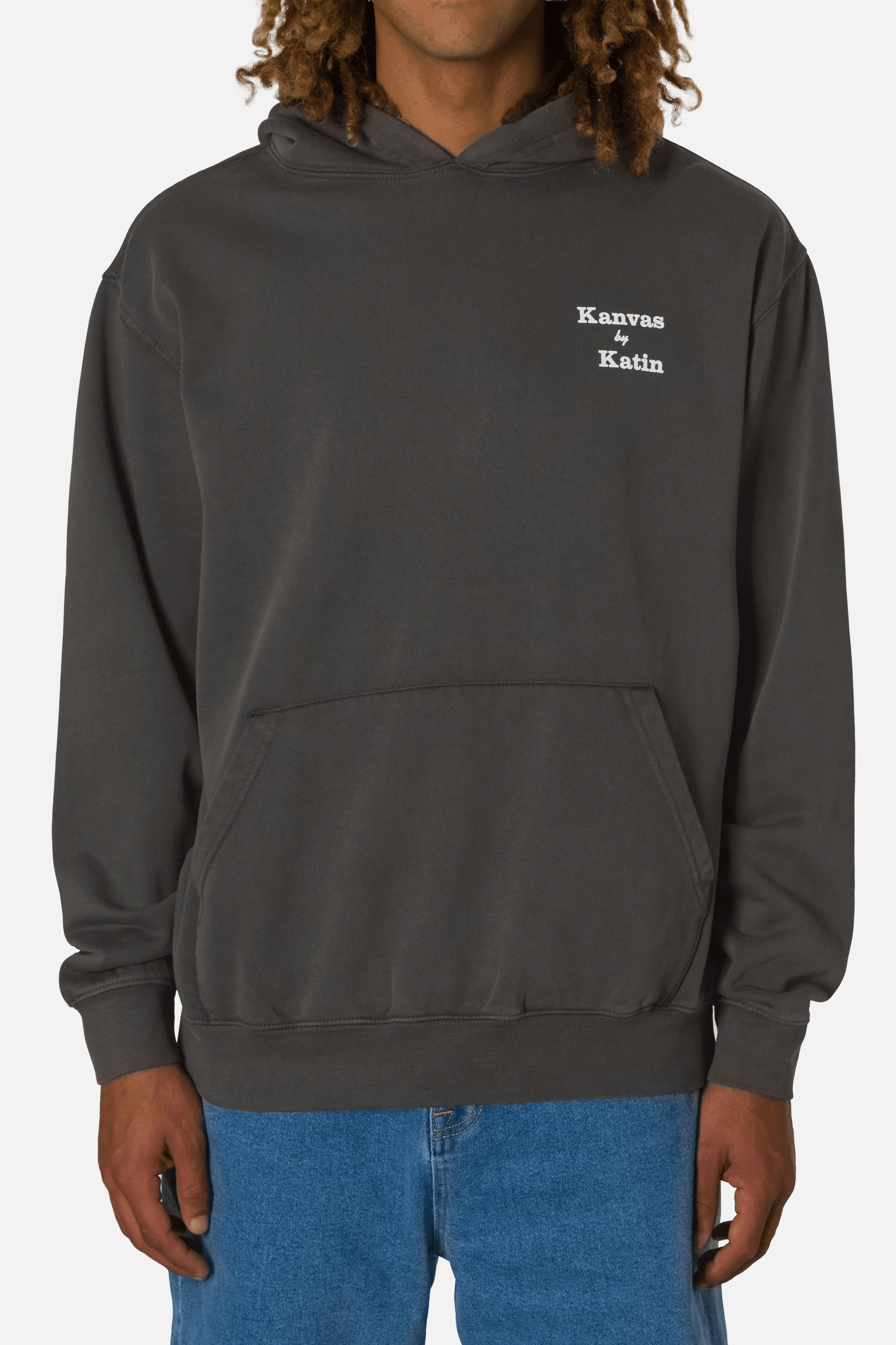 Visage Hood - Lead Men's Hoodies & Sweatshirts Katin